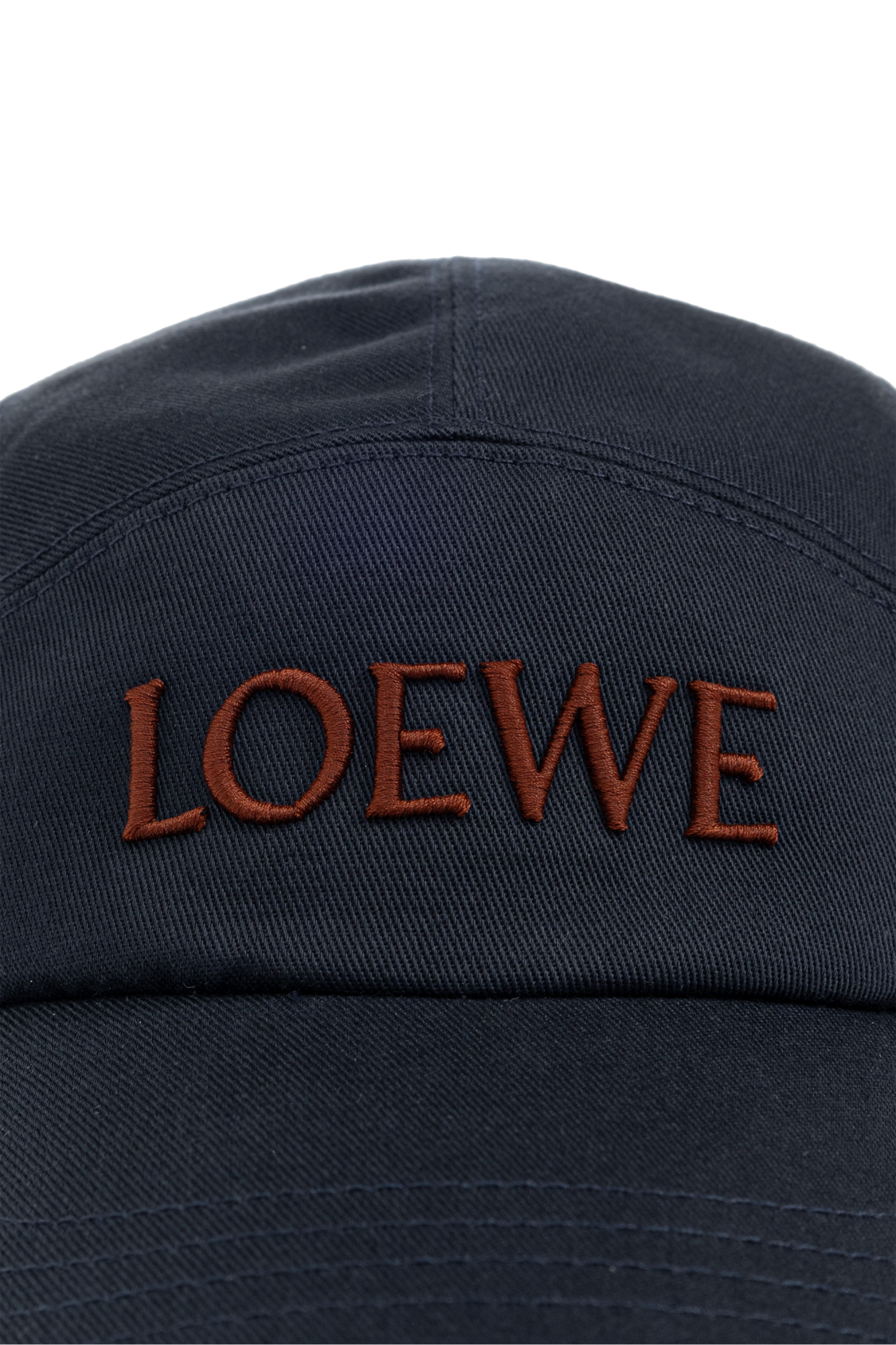 【関税&送料込】Loewe Dark Blue Cotton Baseball Cap Loewe Logo Patch Baseball Cap in Canvas Deep Navy – voilà.id